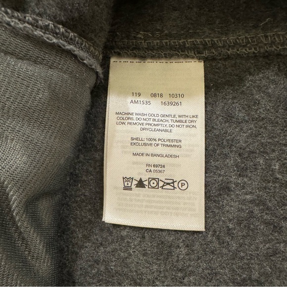 Columbia men’s grey fleece zip vest in size XXL - Picture 7 of 11